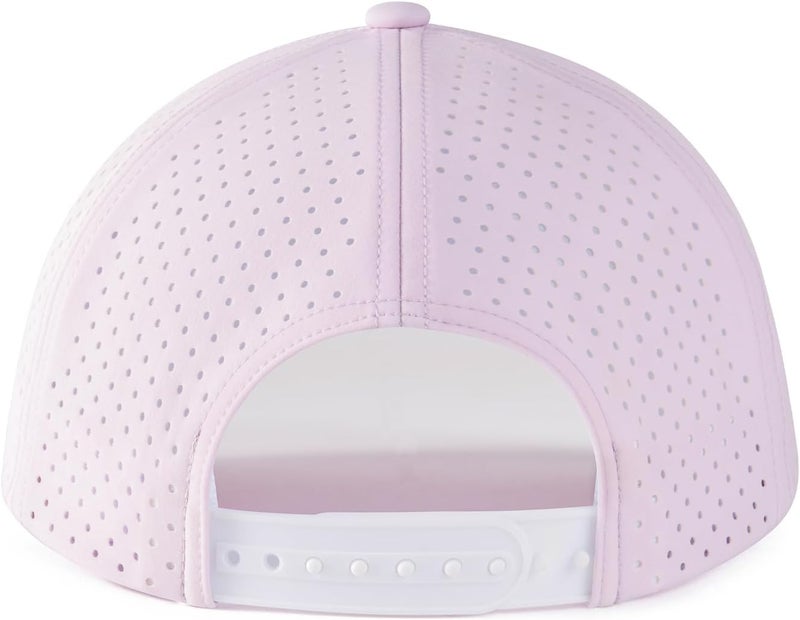 VOBOOM Men Quick Dry Baseball Cap Laser Cut Mesh Ball Curved Brim Snapback Hat - Image 4